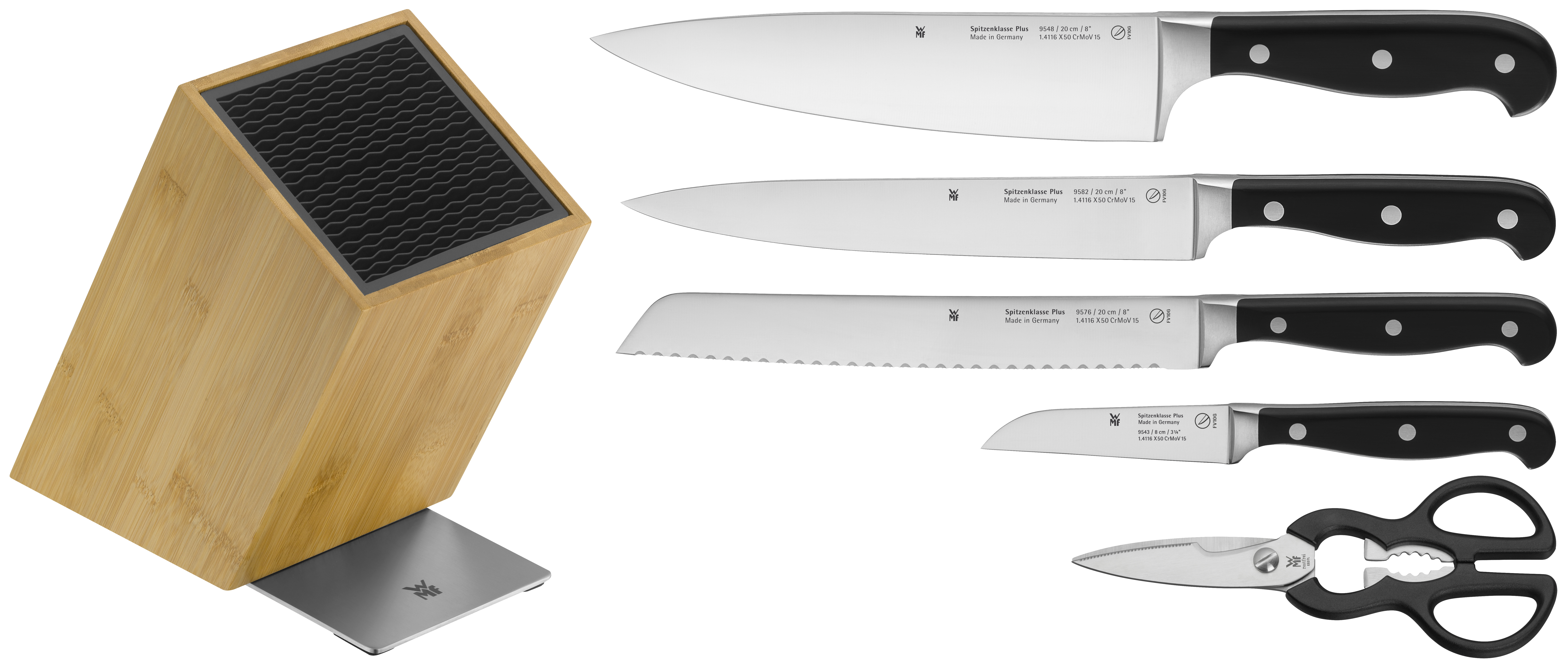 WMF 18.8215.9992 Spitzenklasse Plus 6-tlg. Messerblock