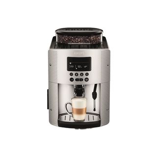 Cafetera superautomática - Krups Essential EA815E70, 1450 W, 15 bar, 1.7 L, 3 temp., Sistema Thermoblock, Molinillo integrado, 2 tazas, Plateado