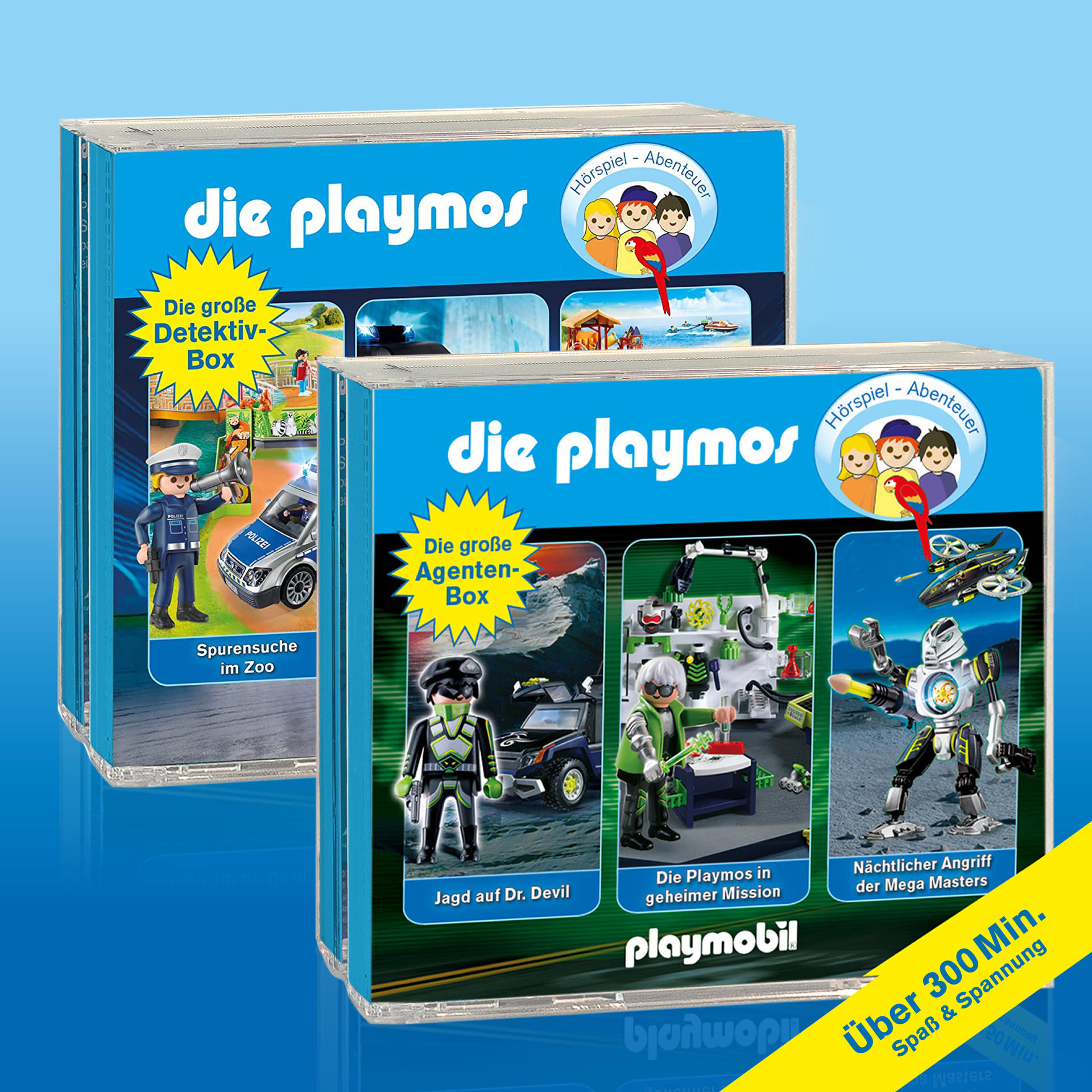 Die Playmos - Die Playmos-Die große Agenten-u.Detektiv-Box (CD) 