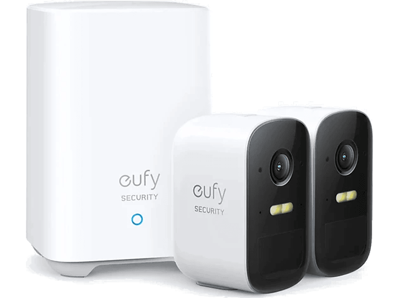 ANKER Eufy Security Eufycam 2C Kablosuz Akıllı Güvenlik ve Kamera Sistemi 2 Kamera 1 Ana Ünite Kiti_0