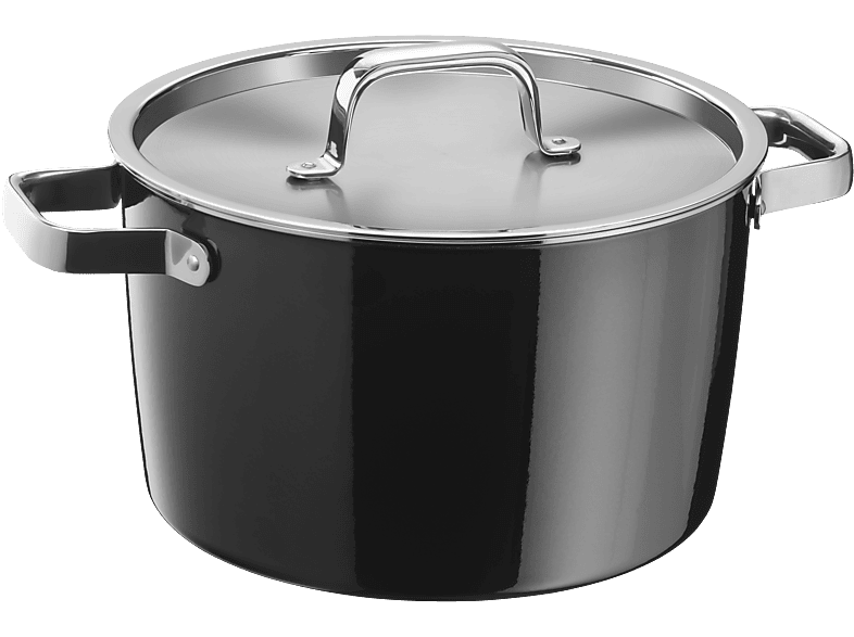 WMF Pentola Per Carne Fusiontec Mineral 20 Cm - Acciaio Inox 18/8, Adatta A Induzione, Coperchio In Vetro, Forno Fino A 250°C