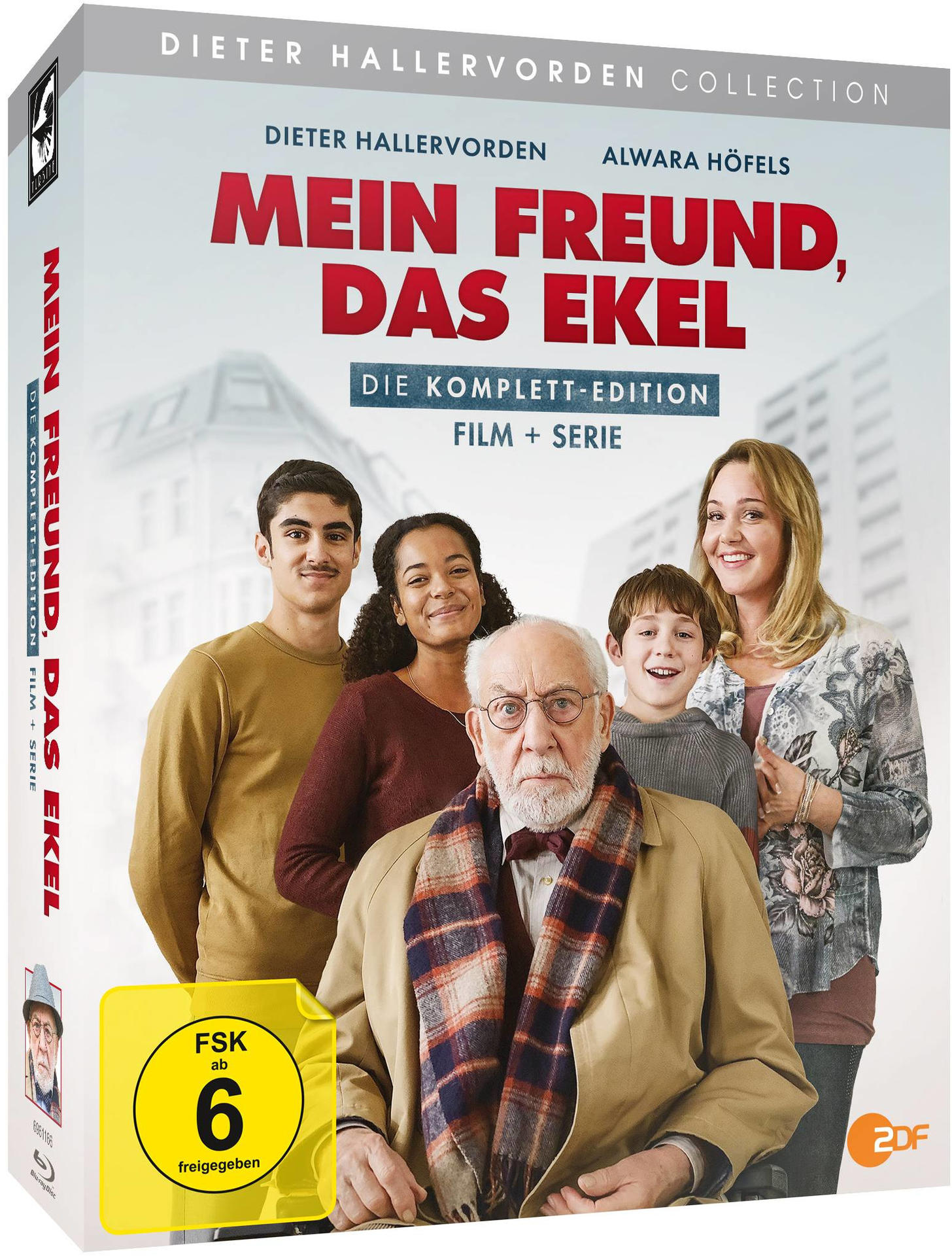 DVD-Box-Set. Auf dem Cover ist eine Familie abgebildet. Der Titel lautet Mein Freund, das Ekel.