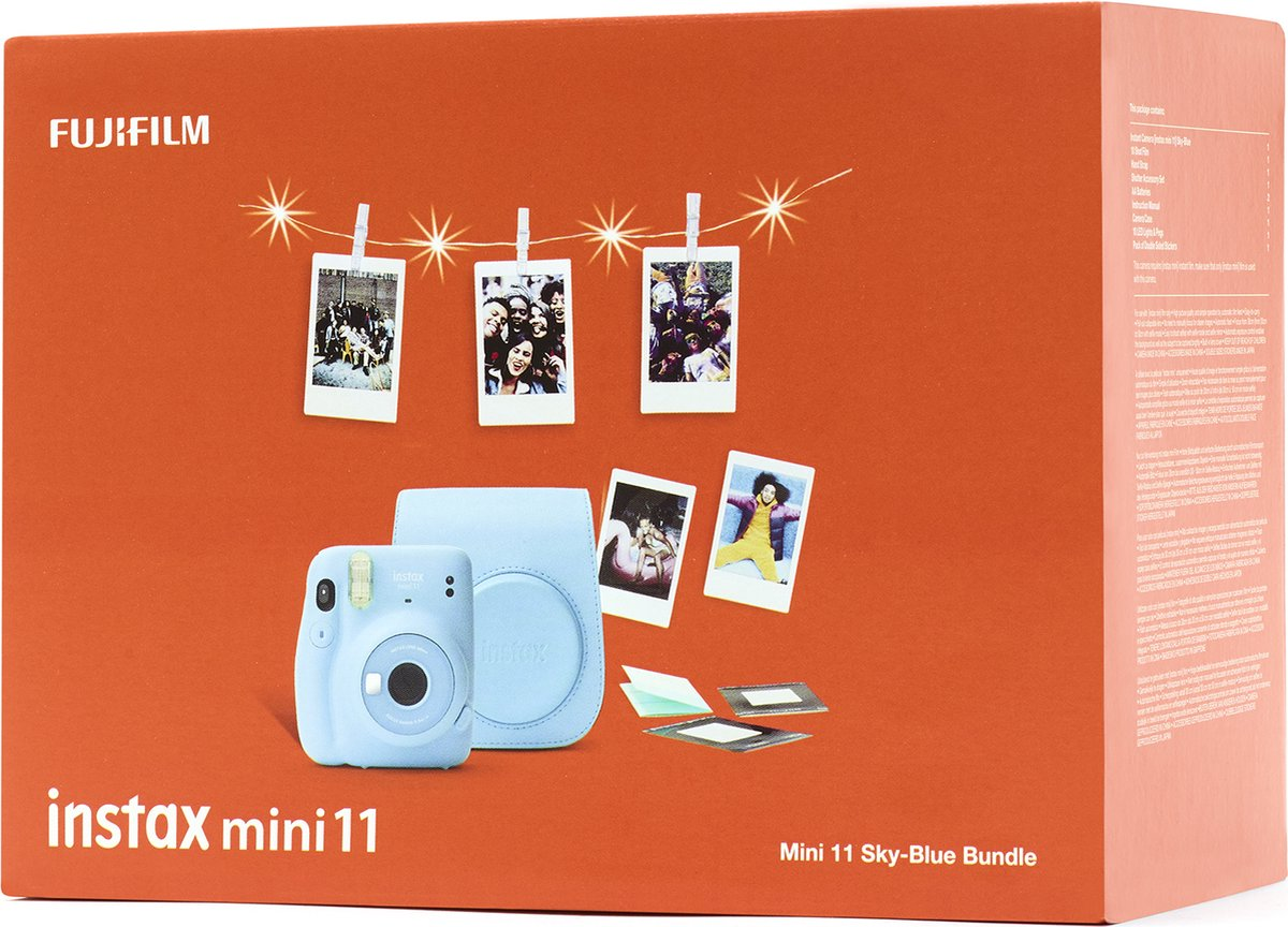 FUJI instax mini 11 Sky Blue Bundle (B13094-B)