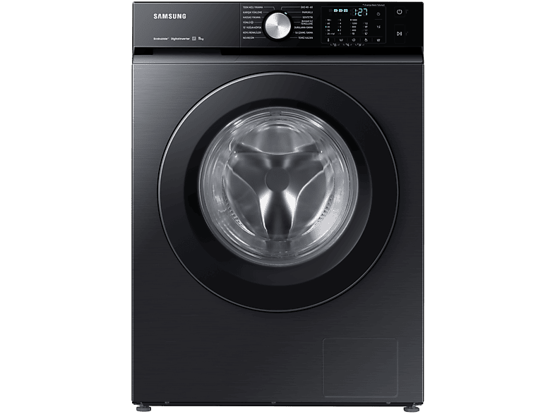 SAMSUNG WW11BBA046ABAH AEnerji Sınıfı 11kg 1400 Devir Çamaşır Makinesi Siyah_0