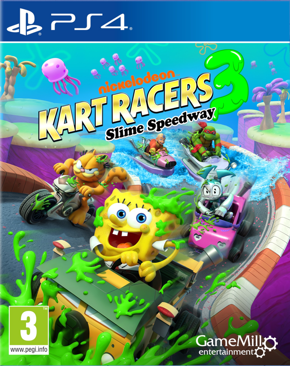 Nickelodeon Kart Racers 3 Slime Speedway FR/NL PS4