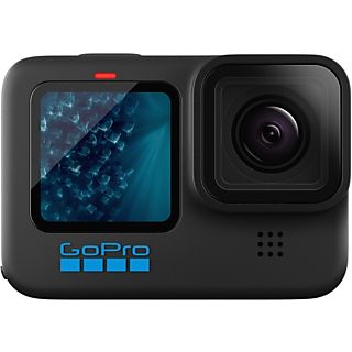 REACONDICIONADO B: Cámara deportiva - GoPro Hero 11 Black, 5.3K, 24.7 MP, SuperFoto, HDR, HyperSmooth 5.0, Slo-Mo x8, Sumergible 10m, Negro