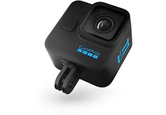 Cámara deportiva - GoPro Hero 11 Mini, 5.3K, 24.7 MP, SuperFoto, HDR, HyperSmooth 5.0, Slo-Mo x8, Sumergible 10m, Negro