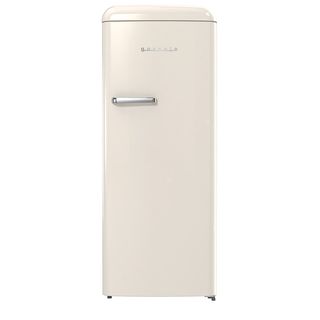 GORENJE ORB615DC Retro Collection Kühlschrank (126,2 kWh/Jahr, D, 1525 mm hoch, Helles Beige)