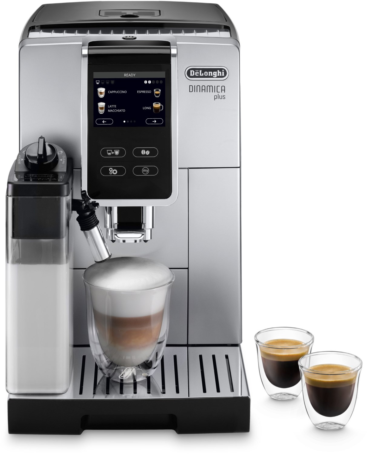 DE LONGHI De'Longhi ECAM370.70.SB Dinamica Plus - Volautomatische espressomachine - Zilver