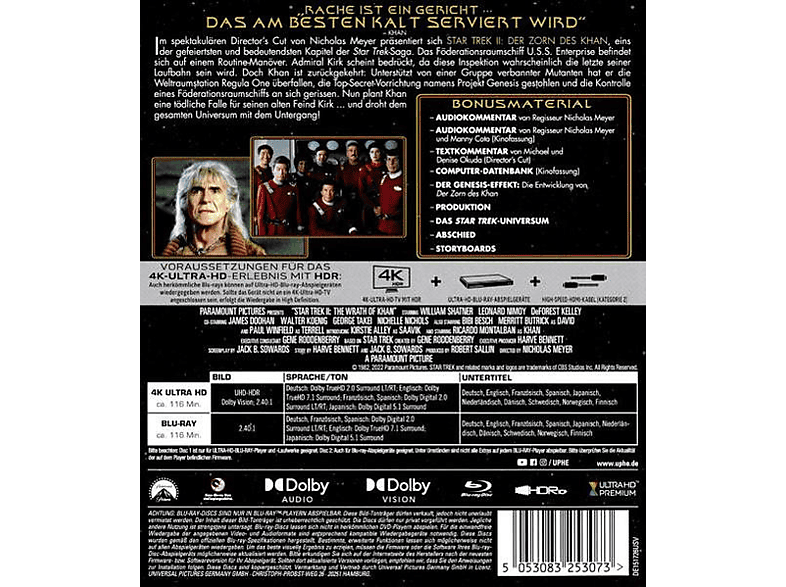Thumbnail - Star Trek II - Der Zorn des Khan 4K Ultra HD Blu-ray