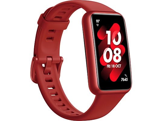 HUAWEI Band 7 - Fitness Tracker (Larghezza cinturino: 16 mm, Silicone, Flame Red)