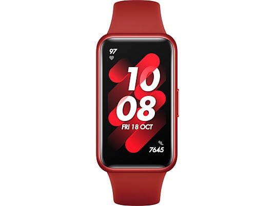 HUAWEI Band 7 - Fitness Tracker (Larghezza cinturino: 16 mm, Silicone, Flame Red)