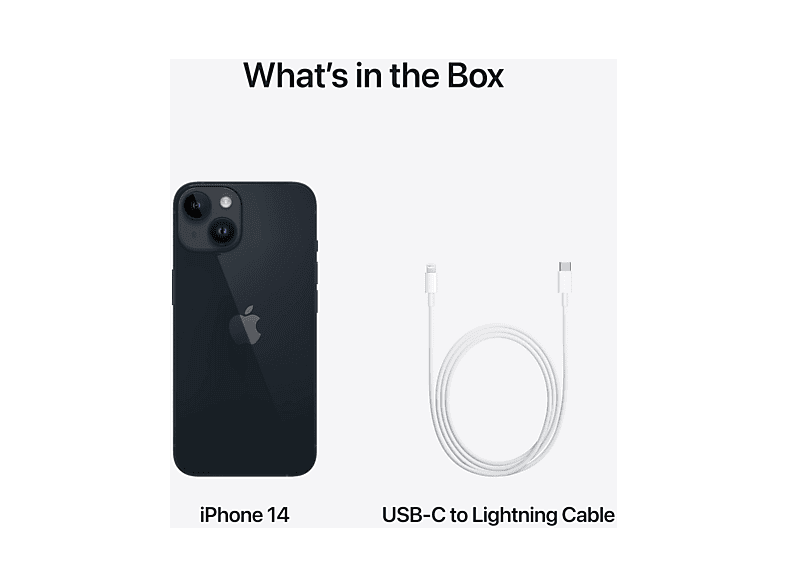APPLE iPhone 14 5G -512 GB Middernacht kopen? | MediaMarkt
