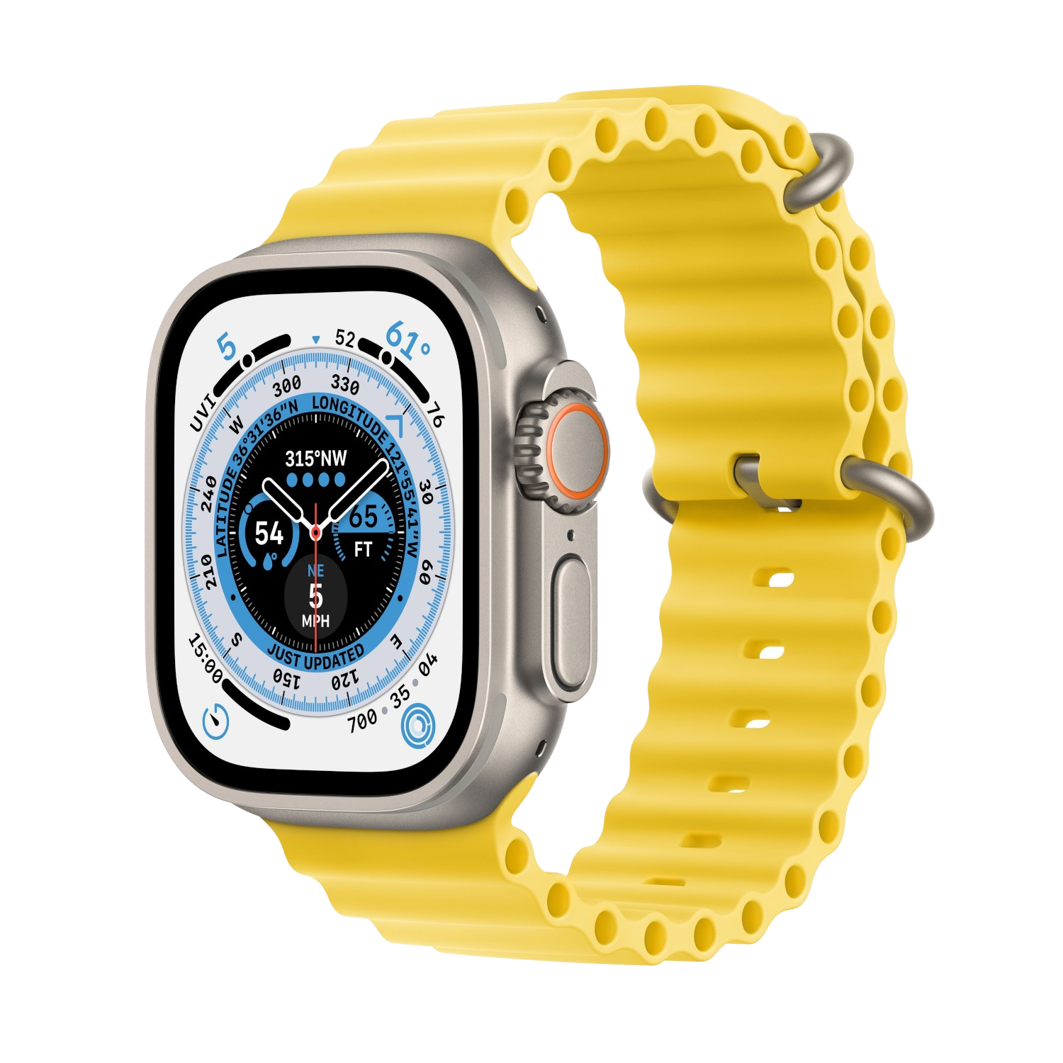 APPLE Watch Ultra 49 mm Yellow/Ocean Band