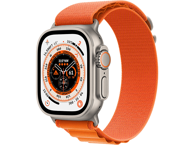 Apple Watch Ultra 49 Mm Orange Large/alpine Loop