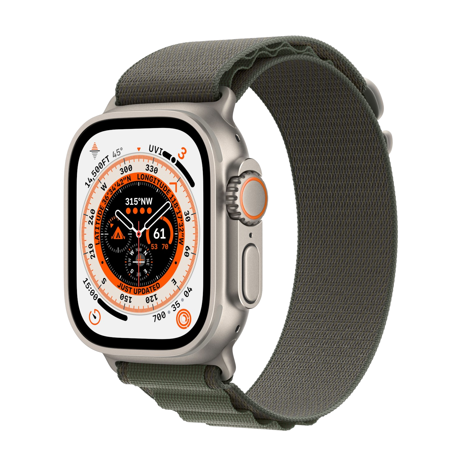 APPLE Watch Ultra 49 mm Green Large/Alpine Loop