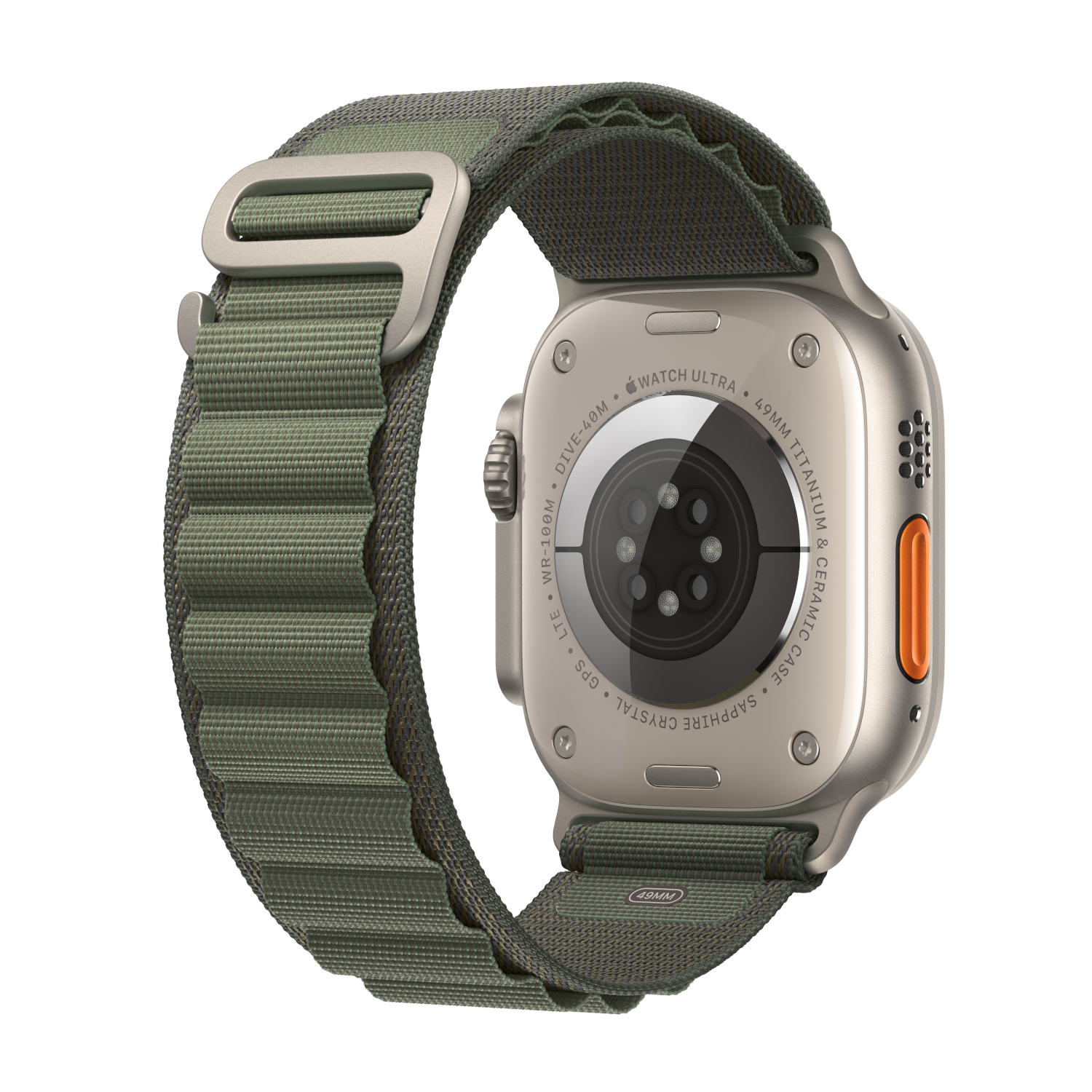 APPLE Watch Ultra 49 mm Green Large/Alpine Loop