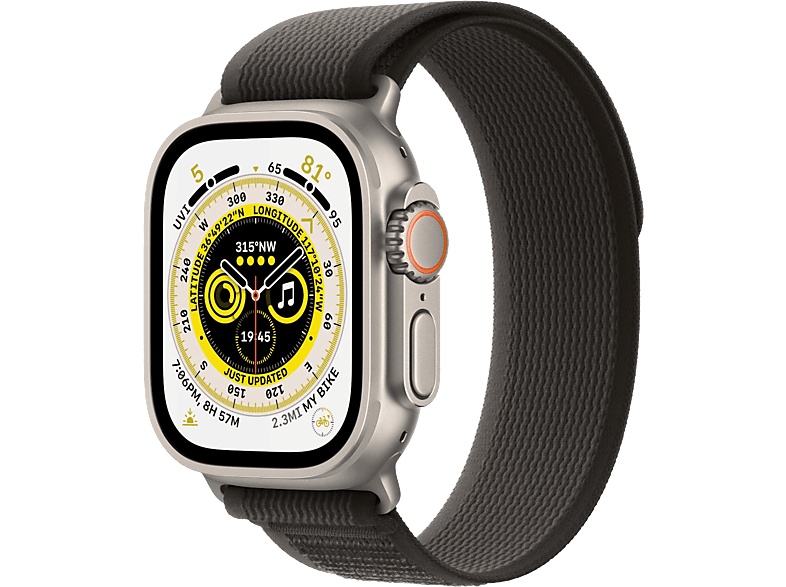 Apple Watch Ultra 49 Mm Black Small/medium Trail Loop