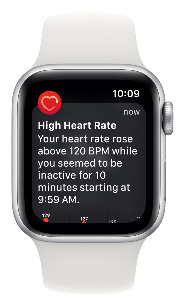 APPLE Watch SE (2nd generation) GPS 44 mm Aluminium Silver (MNK23NF/A)