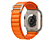 APPLE Watch Ultra GPS + Cellular 49 mm Boîtier en titane, Bracelet Boucle Alpine Orange L (MQFM3NF/A)