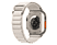 APPLE Watch Ultra GPS + Cellular 49 mm Boîtier en titane, Bracelet Boucle Alpine Lumière Stellaire M (MQFR3NF/A)