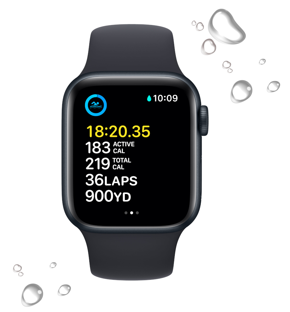 APPLE Watch SE (2nd generation) GPS + Cellular 40 mm Aluminium Midnight (MNPL3NF/A)