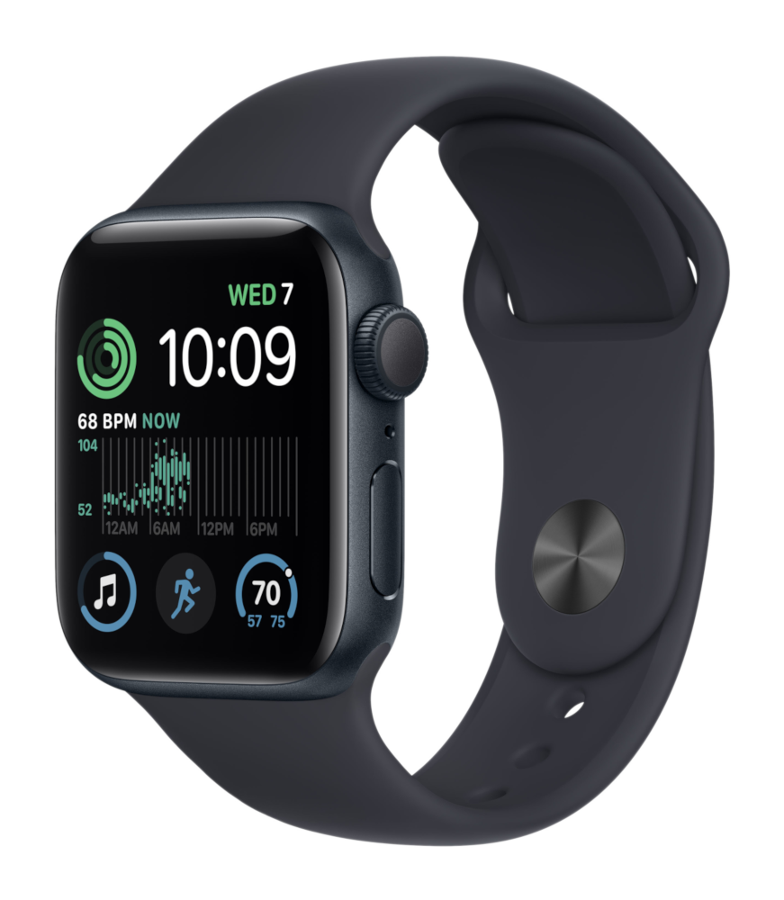 APPLE Watch SE (2nd generation) GPS + Cellular 40 mm Aluminium Midnight (MNPL3NF/A)