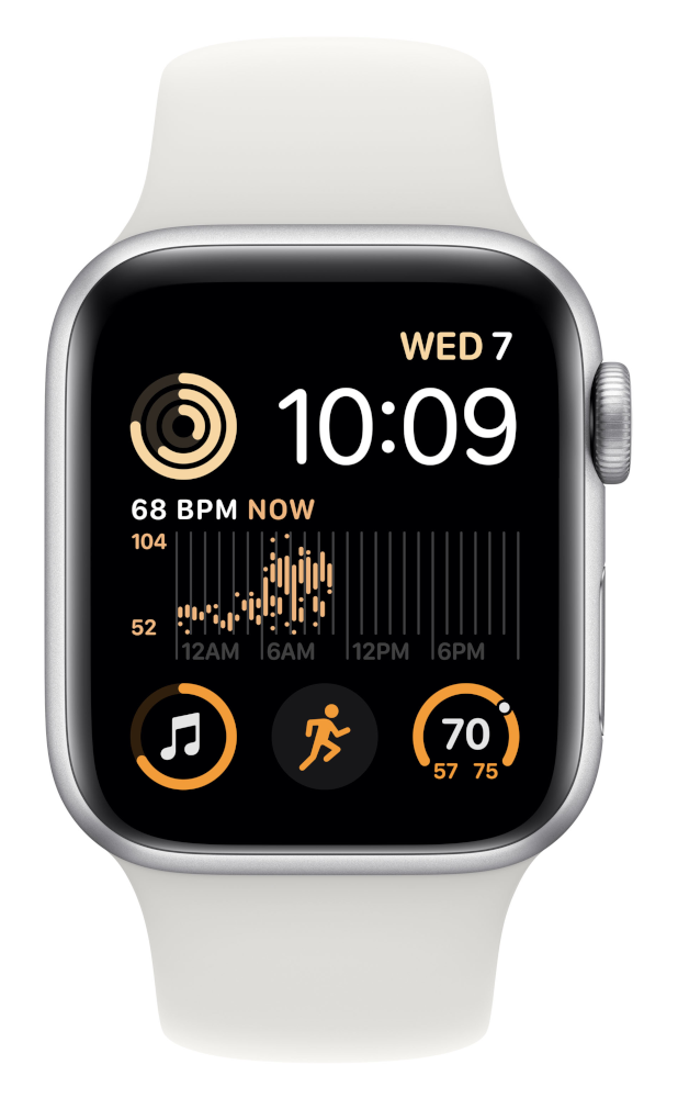APPLE Watch SE (2nd generation) GPS + Cellular 44 mm Aluminium Silver (MNQ23NF/A)