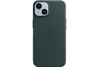 APPLE Leder Case mit MagSafe, Backcover, Apple, iPhone 14, Waldgrün