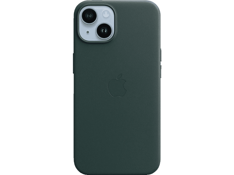 APPLE Leder Case mit MagSafe, Waldgrün 14, iPhone Apple, Backcover