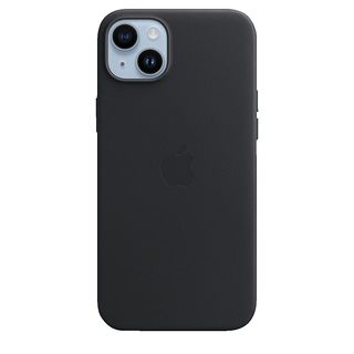 APPLE Leder Case mit MagSafe, Backcover, Apple, iPhone 14 Plus, Mitternacht