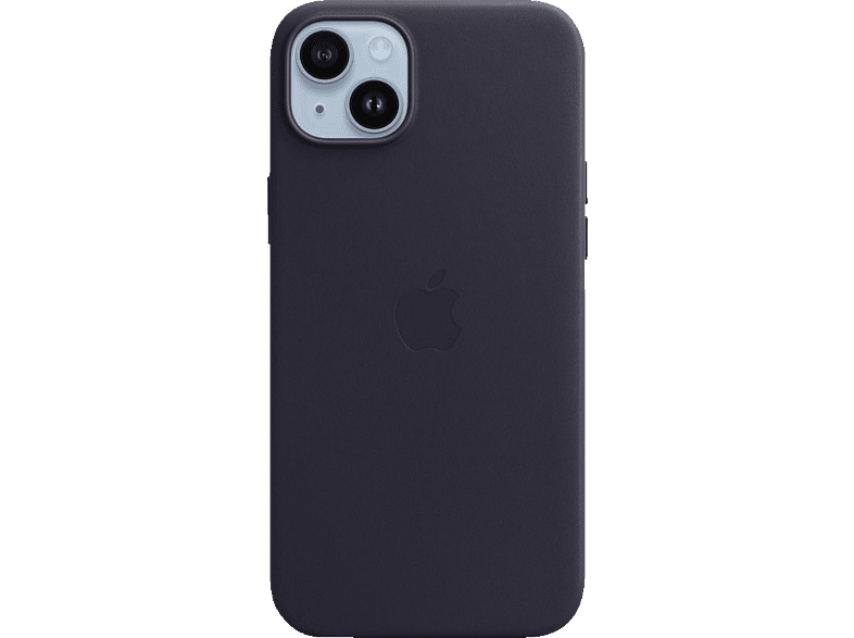 MagSafe, Backcover, Case 14 APPLE Leder mit Plus, Tinte Apple, iPhone