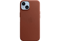 APPLE Leder Case mit MagSafe, Backcover, Apple, iPhone 14, Umbra