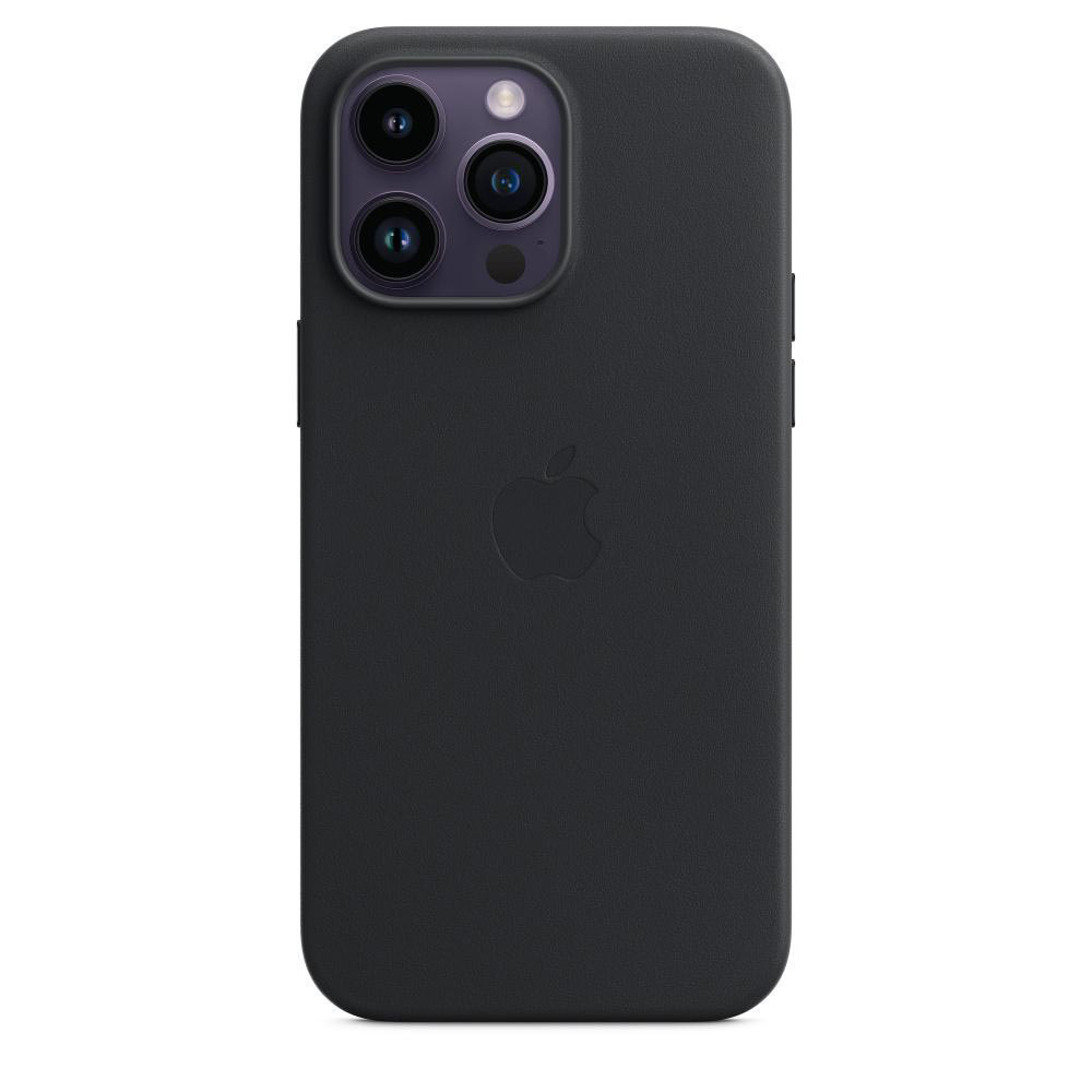 APPLE Leder Case mit MagSafe, Apple, Pro 14 Mitternacht iPhone Max, Backcover