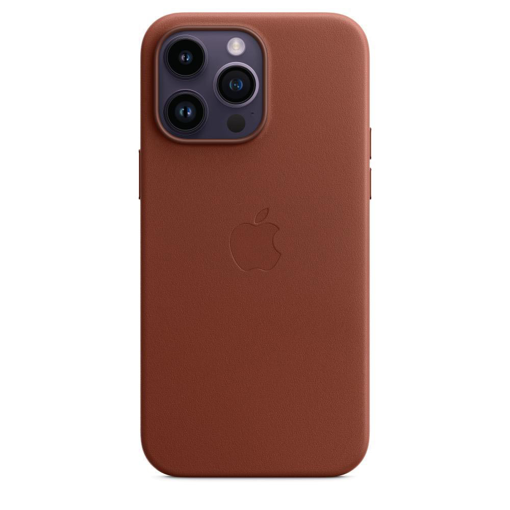 APPLE Leder Case Umbra Pro Backcover, iPhone Apple, 14 MagSafe, mit Max