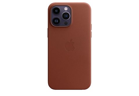 APPLE Leder Case mit MagSafe, Backcover, Apple, iPhone 14 Pro Max, Umbra  für Apple iPhone 14 Pro Max Umbra kaufen | SATURN