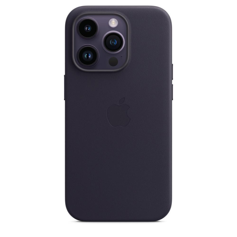 14 APPLE iPhone Case Backcover, Tinte Leder mit MagSafe, Apple, Pro,
