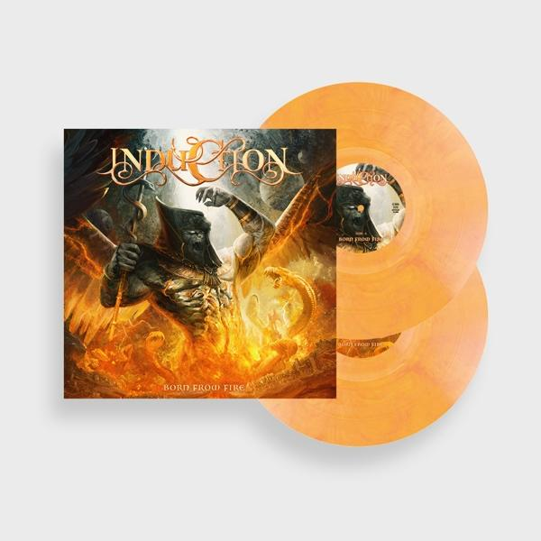 Induction - Born From Fire - Vinyl) (Yellow/Orange marbled (Vinyl)