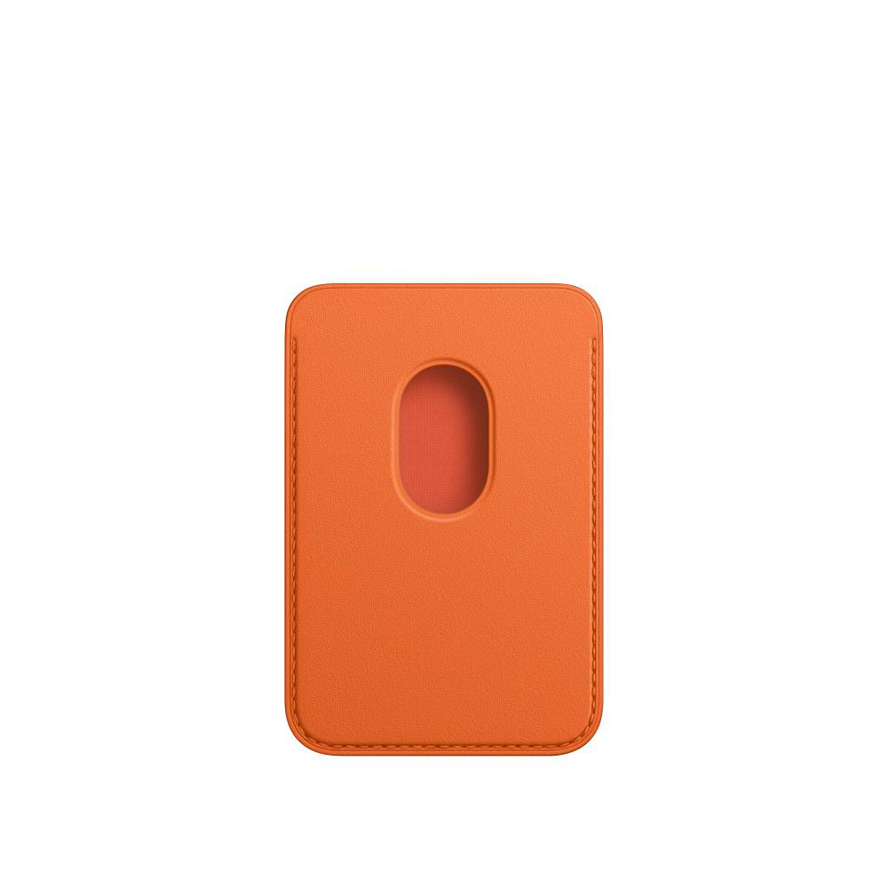 APPLE Leder Wallet mit MagSafe, Backcover, Apple, iPhone 14 Pro, iPhone 14 Pro Max, iPhone 14, iPhone 14 Plus, iPhone 13 Pro, iPhone 13 Pro Max, iPhone 13 mini, iPhone 13, iPhone 12 Pro, iPhone 12 Pro Max, iPhone 12 mini, iPhone 12, Orange