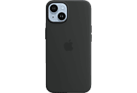APPLE Silikon Case mit MagSafe, Backcover, Apple, iPhone 14, Mitternacht
