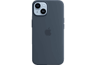 APPLE Silikon Case mit MagSafe, Backcover, Apple, iPhone 14, Sturmblau