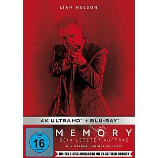 Memory - Sein letzter Auftrag, limitiertes exklusives Mediabook 4K Ultra HD Blu-ray + Blu-ray