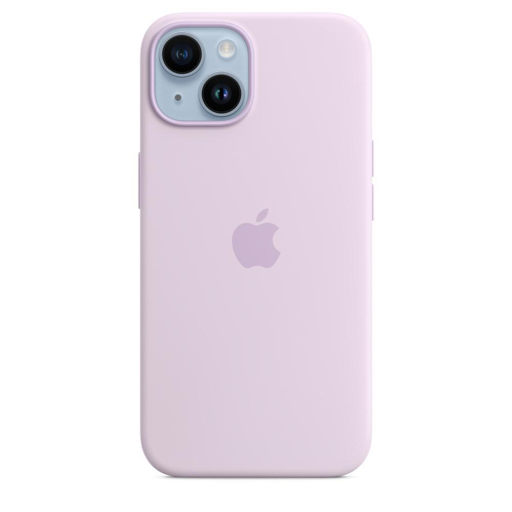 Flieder iPhone mit APPLE Case 14, Backcover, Apple, Silikon MagSafe,