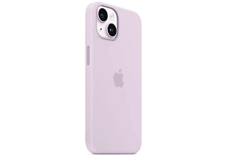 APPLE Silikon Case mit MagSafe, Backcover, Apple, iPhone 14, Flieder