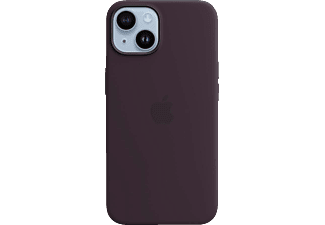 APPLE Silikon Case mit MagSafe, Backcover, Apple, iPhone 14, Holunder