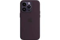 APPLE Silikon Case mit MagSafe, Backcover, Apple, iPhone 14 Pro, Holunder