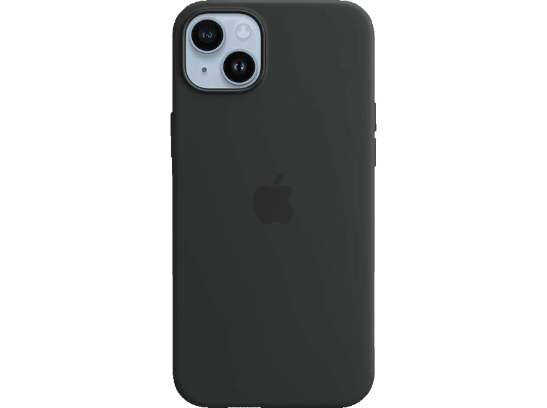 APPLE Silikon Case mit MagSafe, Backcover, Plus, Apple, Mitternacht iPhone 14