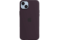 APPLE Silikon Case mit MagSafe, Backcover, Apple, iPhone 14 Plus, Holunder