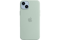 APPLE Silikon Case mit MagSafe, Backcover, Apple, iPhone 14 Plus, Agavengrün