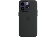 APPLE Silikon Case mit MagSafe, Backcover, Apple, iPhone 14 Pro, Mitternacht